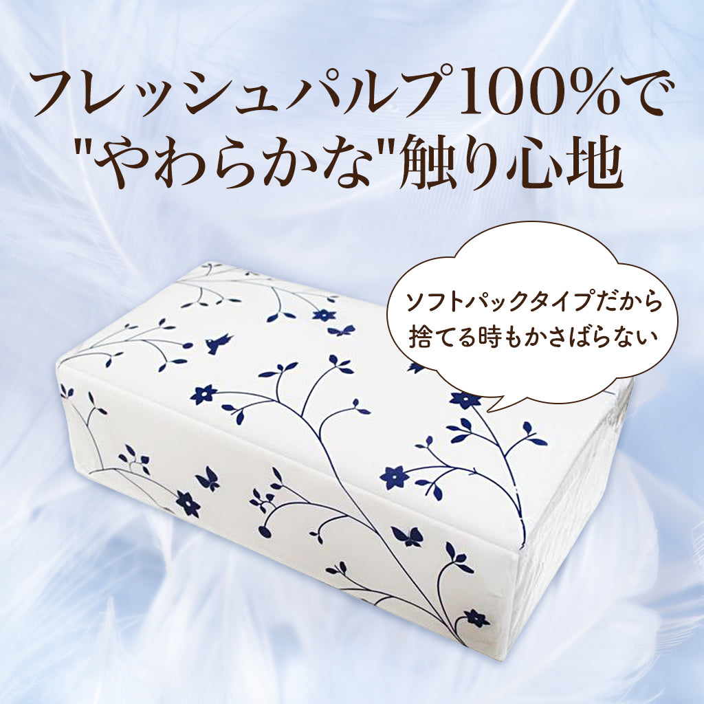ソフトパックティッシュ【400枚200組×120パック】
