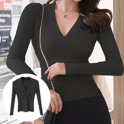 長袖こんにゃくニット